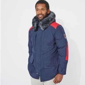 Nautica Men's Heavyweight Parka with Tempasphere Navy - Size Large